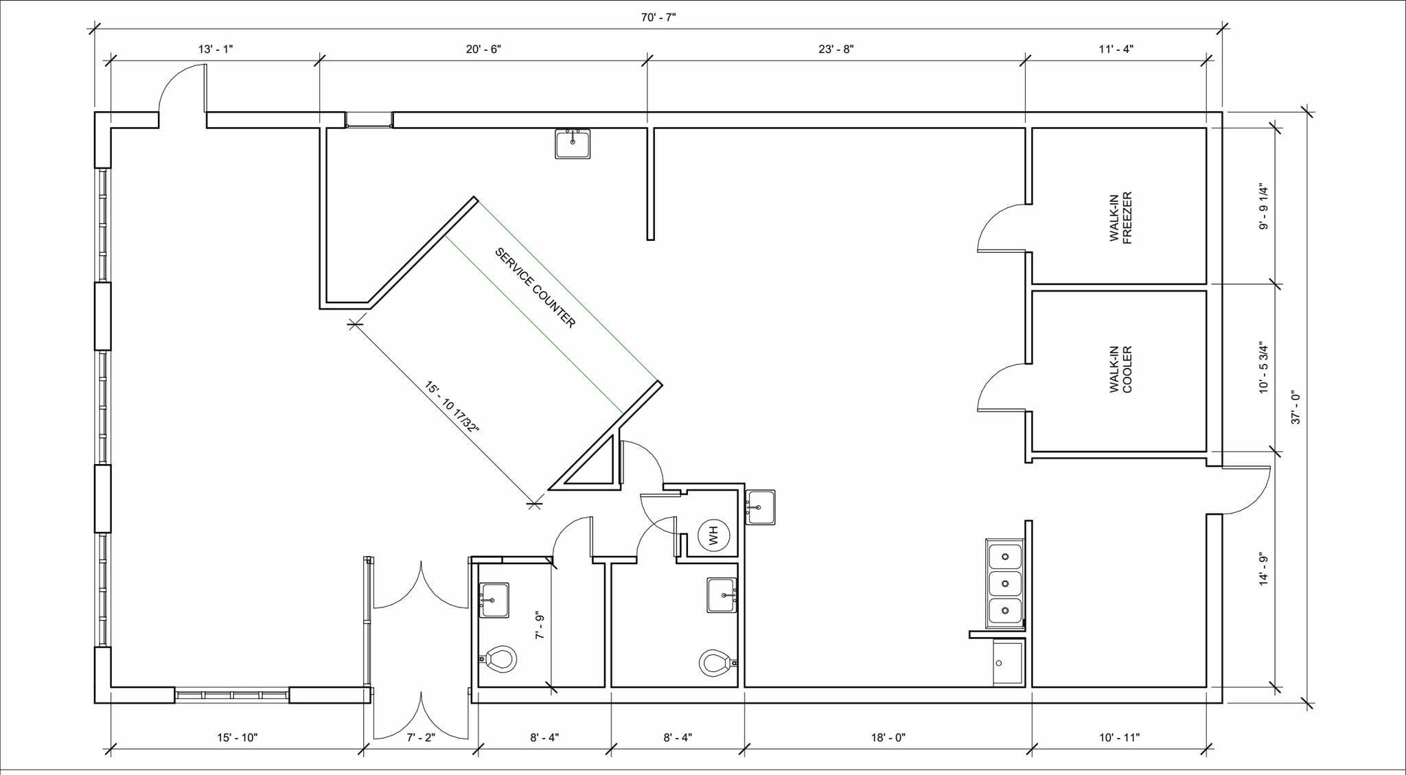 2100 Orchard Lake Rd, Sylvan Lake, MI à louer Plan d’étage- Image 1 de 3