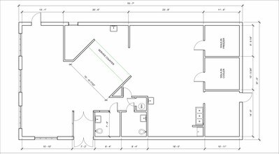 2100 Orchard Lake Rd, Sylvan Lake, MI à louer Plan d’étage- Image 1 de 3