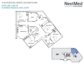6183 Paseo del Norte, Carlsbad, CA for lease Floor Plan- Image 1 of 1
