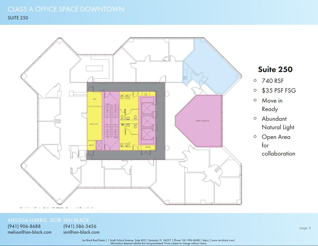 1515 Ringling Blvd, Sarasota, FL for lease Floor Plan- Image 1 of 1