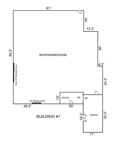 3 Industrial Buildings portfolio of 3 properties for sale on LoopNet.ca - Floor Plan - Image 2 of 18