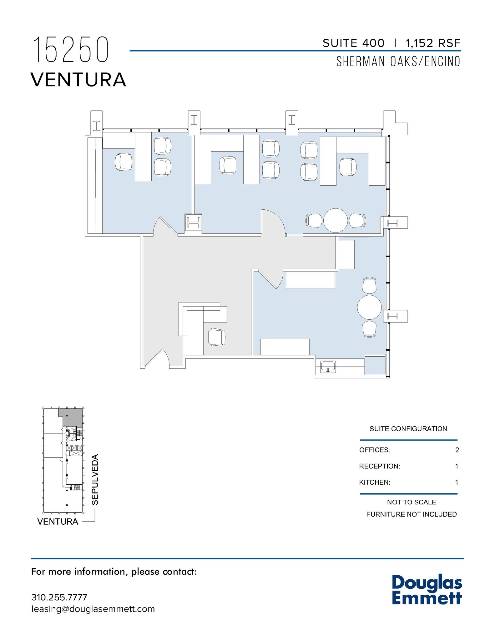 15250 Ventura Blvd, Sherman Oaks, CA à louer Plan d  tage- Image 1 de 1