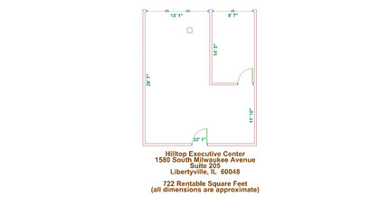 1580 S Milwaukee Ave, Libertyville, IL à louer Plan d  tage- Image 1 de 2