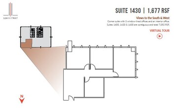 530 B St, San Diego, CA à louer Plan d  tage- Image 1 de 1