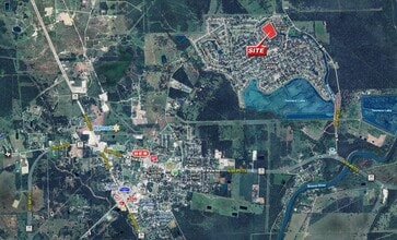 SWQ County Road 25 & Olympia Dr, West Columbia, TX - AERIAL  map view - Image1