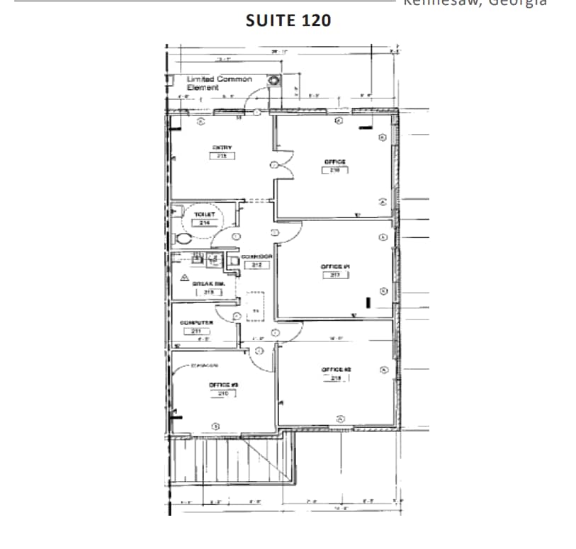4255 Wade Green Rd, Kennesaw, GA for lease Floor Plan- Image 1 of 1