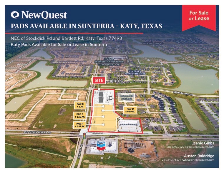 NEC of Stockdick Rd and Bartlett Rd, Katy, TX à vendre - Photo du bâtiment - Image 1 de 4