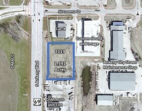 2119 S Ankeny Blvd, Ankeny, IA - AERIAL map view