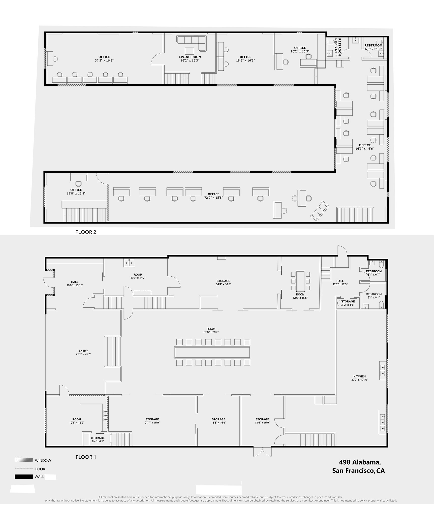 498 Alabama St, San Francisco, CA for lease Floor Plan- Image 1 of 1