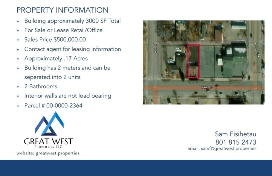 59 W Main, Duchesne, UT for sale - Building Photo - Image 2 of 4