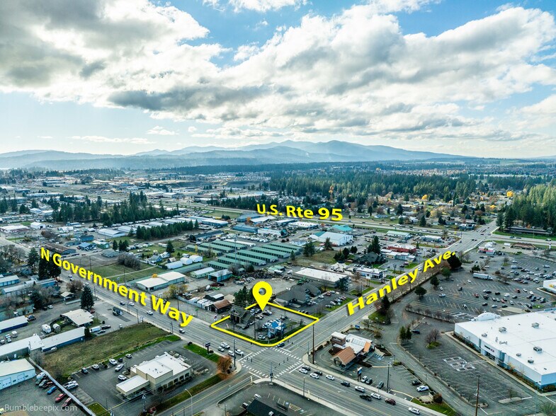 124 W Hanley Ave, Coeur d'Alene, ID à vendre - Aérien - Image 3 de 24