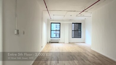 23 W 36th St, New York, NY for lease - Commercial Listing Video 