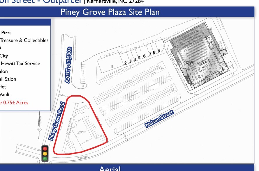 535 Nelson St, Kernersville, NC à vendre - Plan de site - Image 2 de 2