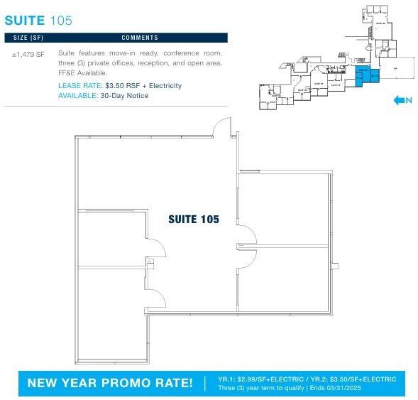 445 Marine View Ave, Del Mar, CA for lease Floor Plan- Image 1 of 1