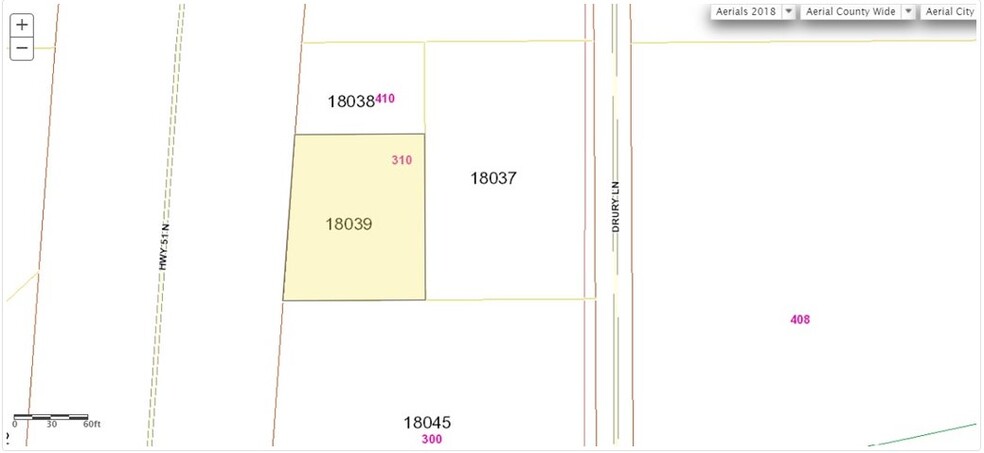 300 N Hwy 51, Brookhaven, MS à vendre - Plan cadastral - Image 2 de 2