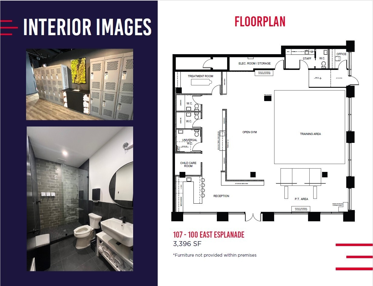 100 Esplanade Espl E, North Vancouver, BC à louer Plan d’étage- Image 1 de 3