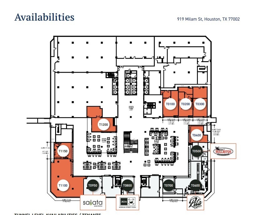 919 Milam St, Houston, TX for sale Floor Plan- Image 1 of 10