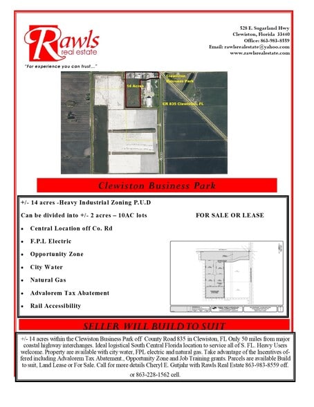 3013 CR 835, Clewiston, FL for lease - Plat Map - Image 3 of 16