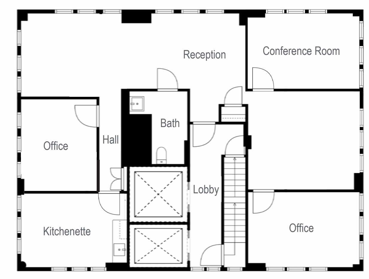 409 13th St, Oakland, CA à louer Plan d’étage- Image 1 de 1