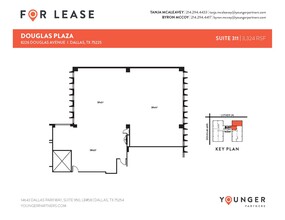 8226 Douglas Ave, Dallas, TX à louer Plan d’étage- Image 1 de 1