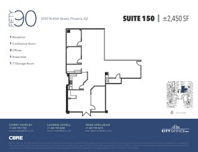 5090 N 40th St, Phoenix, AZ à louer Plan d  tage- Image 1 de 1