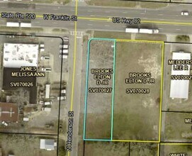 205 W Franklin St, Sylvester, GA - AERIAL  map view