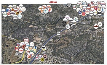 16918 Bulverde Rd, San Antonio, TX - AERIAL  map view