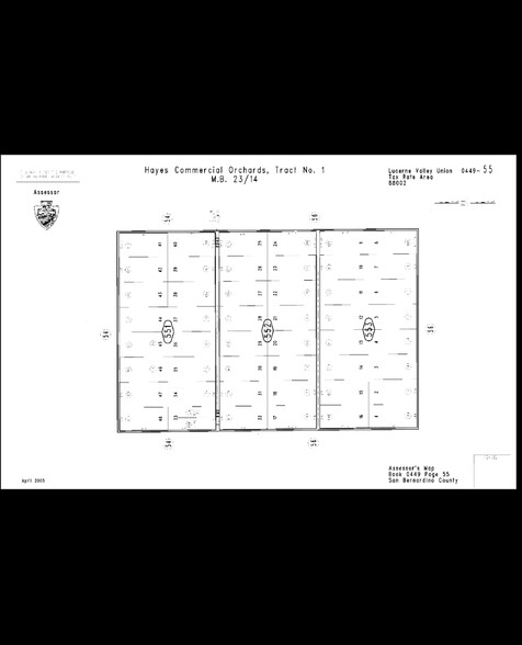 N E End Rd, Lucerne Valley, CA à vendre - Plan cadastral - Image 3 de 3