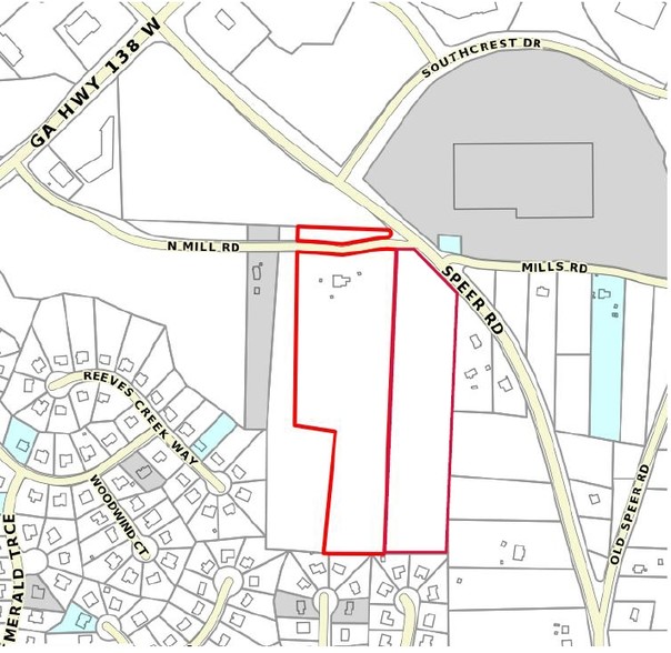 152 N Mill Rd, Stockbridge, GA à vendre - Plan cadastral - Image 2 de 5