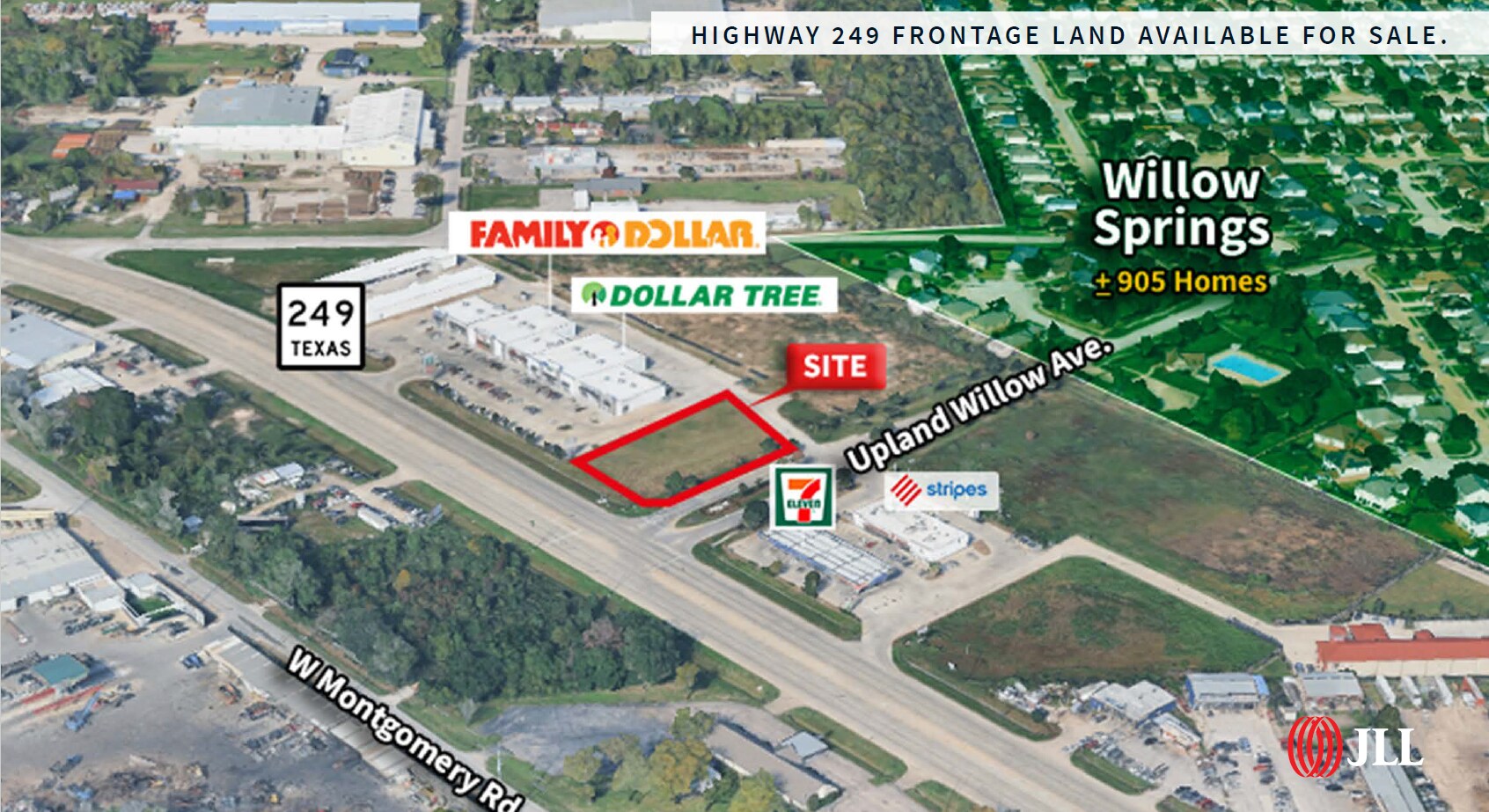Hwy 249 & Upland Willow Ave, Houston, TX à vendre Aérien- Image 1 de 3