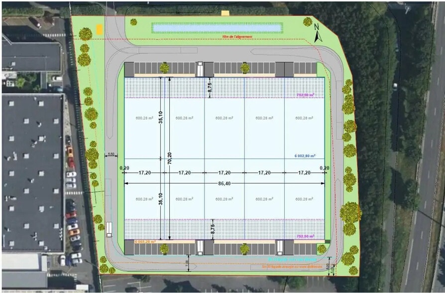 Flex dans Villejust à louer - Plan de site - Image 2 de 2