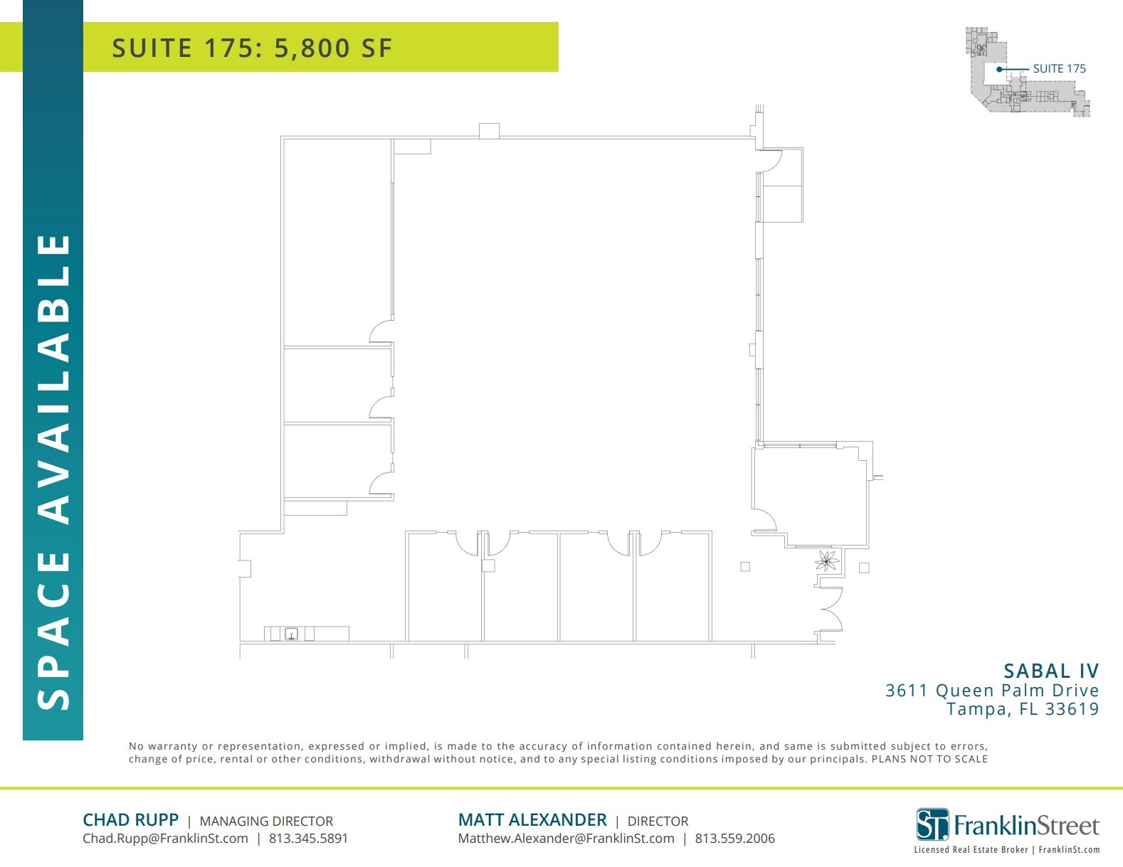 3611 Queen Palm Dr, Tampa, FL à louer Plan d  tage- Image 1 de 1