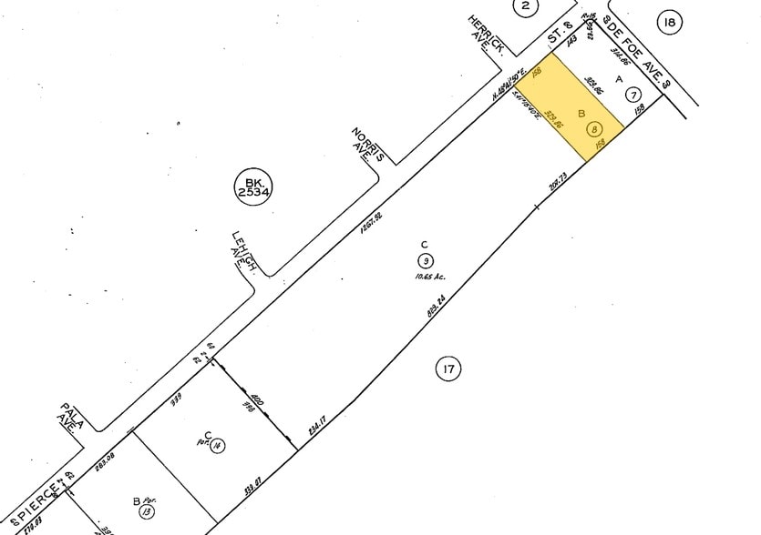 12780 Pierce St, Pacoima, CA à louer - Plan cadastral - Image 2 de 8