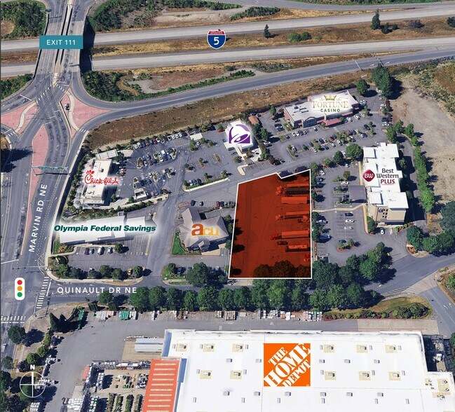 8312 Quinault Dr NE, Lacey, WA à vendre - Photo du bâtiment - Image 2 de 3