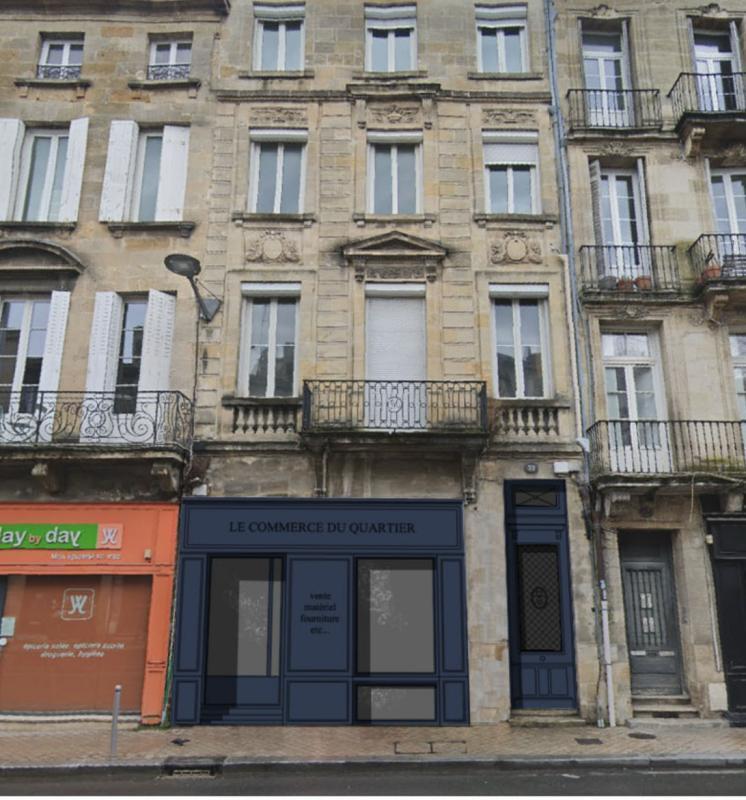 Commerce de détail dans Bordeaux à louer Photo du bâtiment- Image 1 de 2