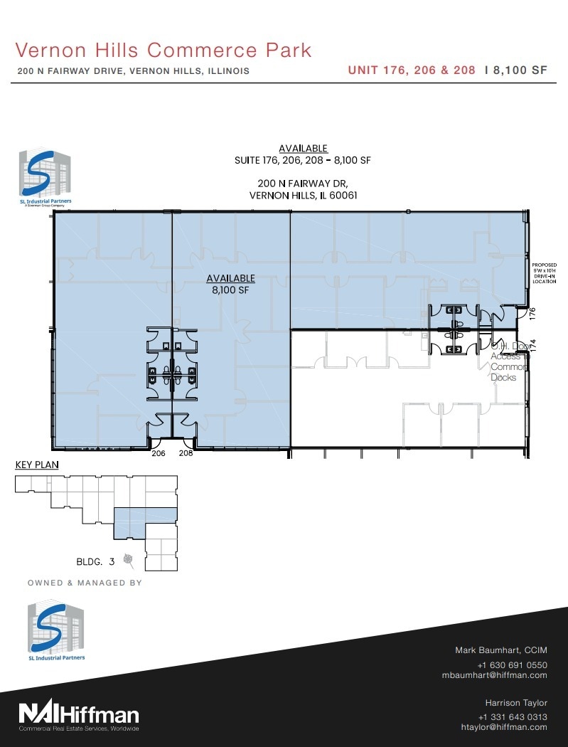 100 N Fairway Dr, Vernon Hills, IL for lease Floor Plan- Image 1 of 1