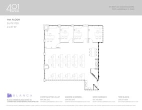 401 E Las Olas Blvd, Fort Lauderdale, FL for lease Floor Plan- Image 1 of 1