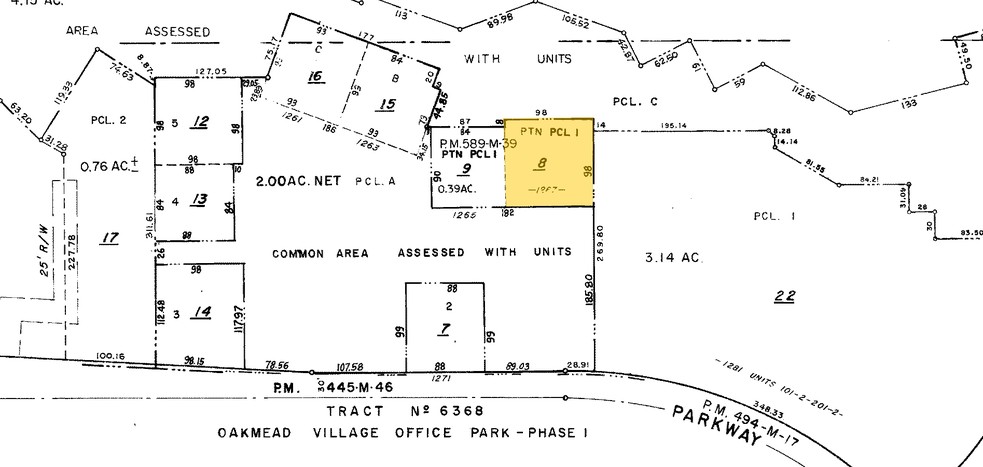 1267 Oakmead Pky, Sunnyvale, CA à louer - Plan cadastral - Image 3 de 4