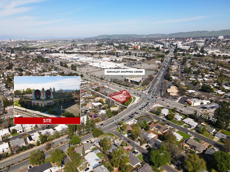 1025-1035 Contra Costa Blvd, Pleasant Hill, CA for lease - Building Photo - Image 2 of 11