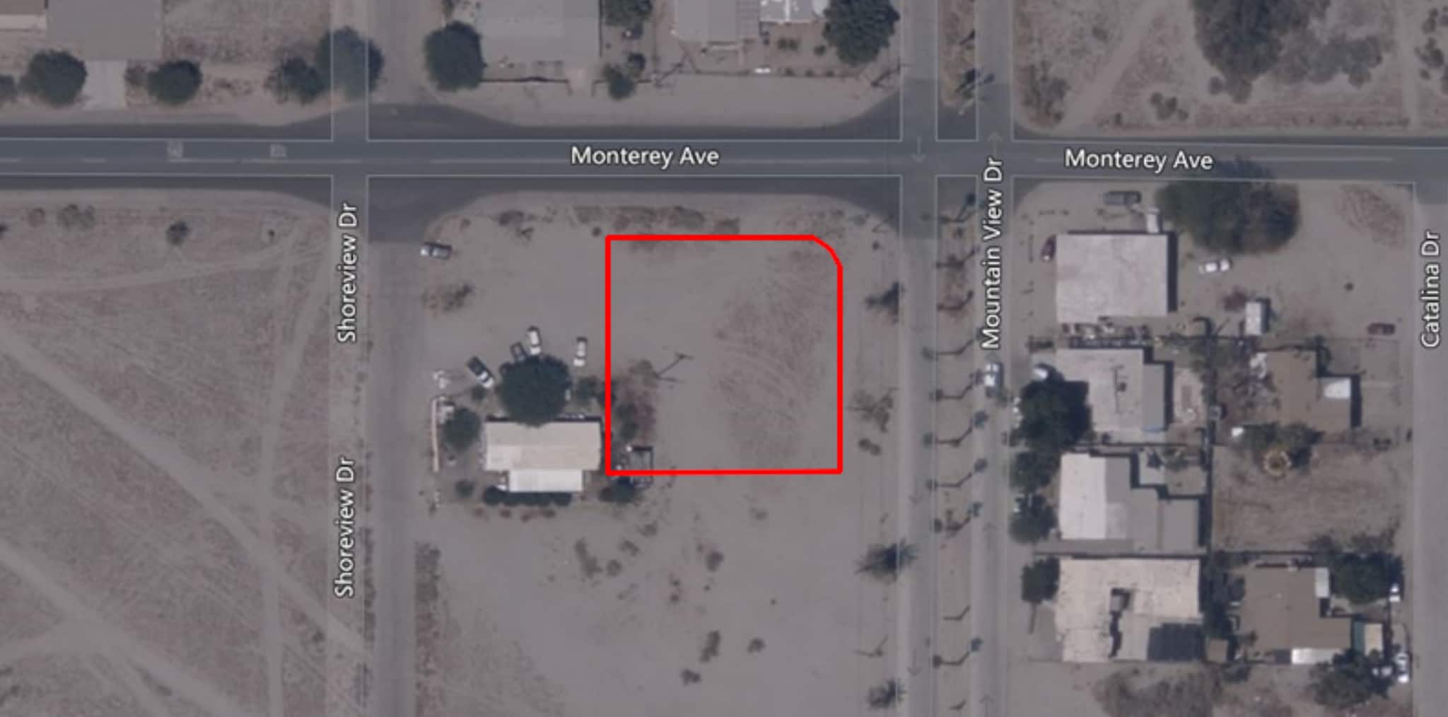 3763 Mountain View Dr., Desert Shores, CA à vendre Aérien- Image 1 de 2