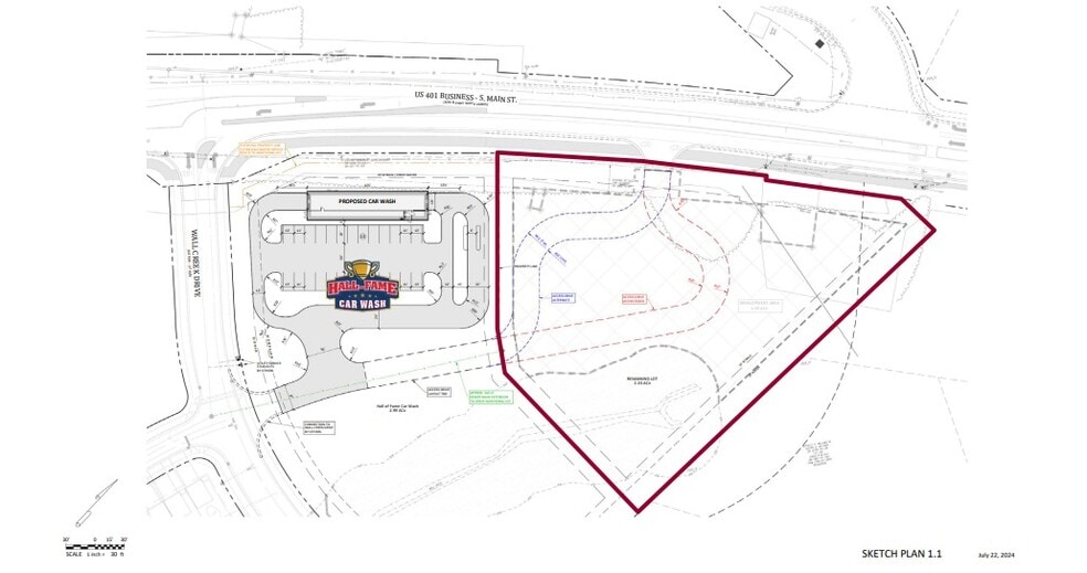 0 S Main St, Rolesville, NC for sale - Site Plan - Image 2 of 3