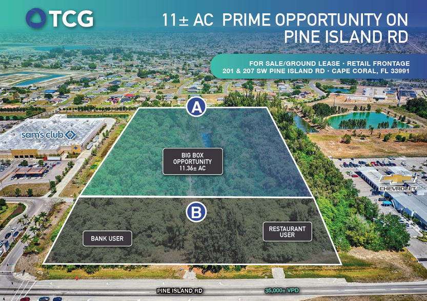 201-207 SW Pine Island Rd, Cape Coral, FL for sale - Building Photo - Image 1 of 3