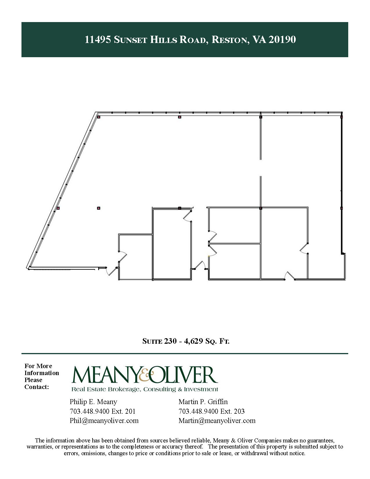 11495 Sunset Hills Rd, Reston, VA à louer Plan d  tage- Image 1 de 1