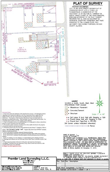 6980 Wolf Rd, Indian Head Park, IL à louer - Plan cadastral - Image 2 de 2