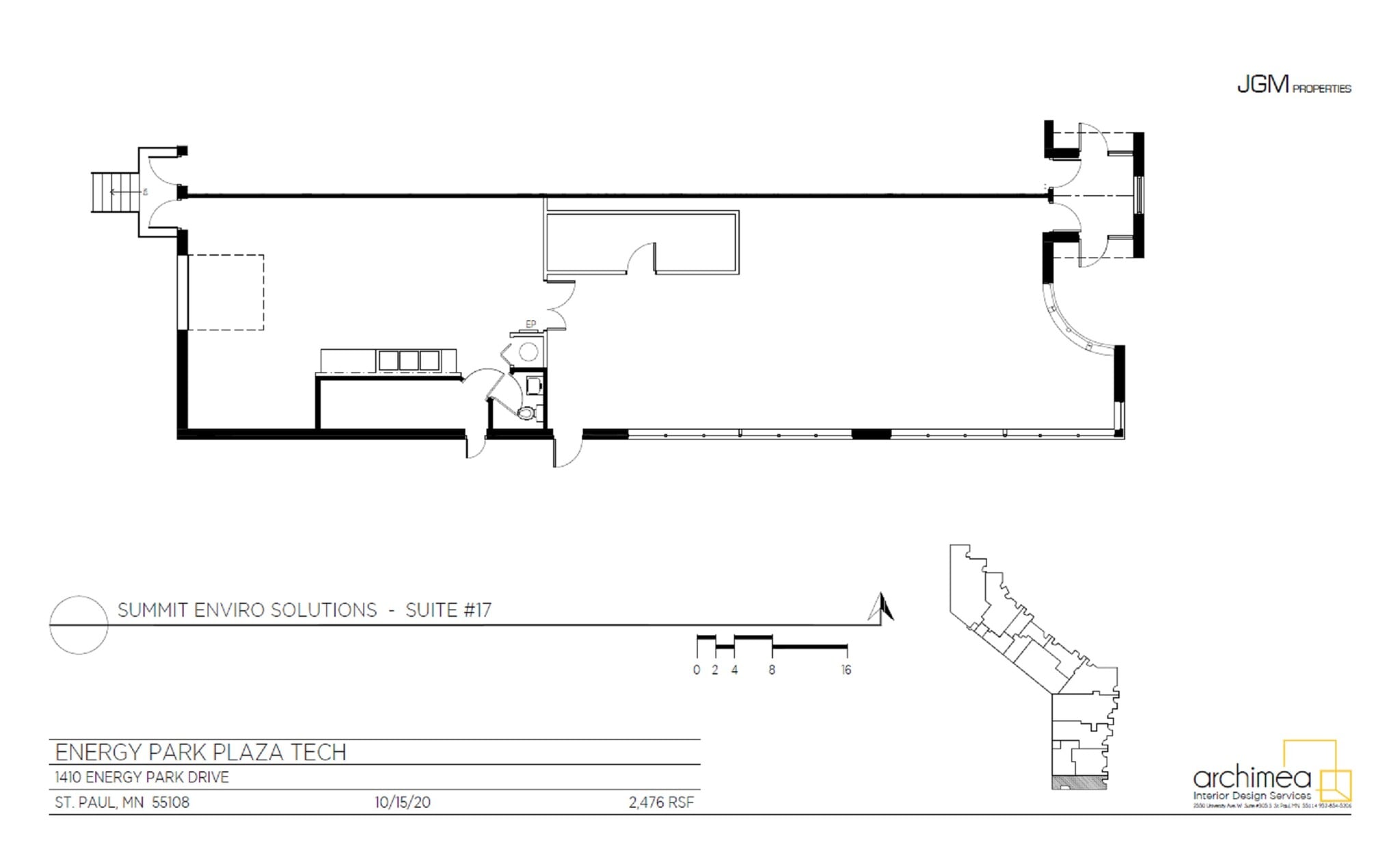1400-1410 Energy Park Dr, Saint Paul, MN à louer Plan d’étage- Image 1 de 1