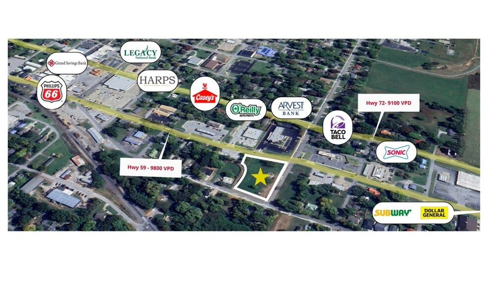 Hwy 59 & El Paso St, Gravette, AR for sale - Primary Photo - Image 1 of 1