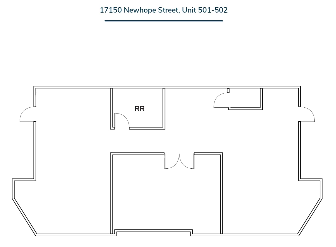 17150 Newhope St, Fountain Valley, CA for lease Floor Plan- Image 1 of 2