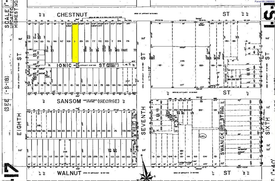 718 Chestnut St, Philadelphia, PA à vendre - Plan cadastral - Image 2 de 14