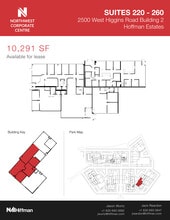 2500 W Higgins Rd, Hoffman Estates, IL à louer Plan d’étage- Image 2 de 2