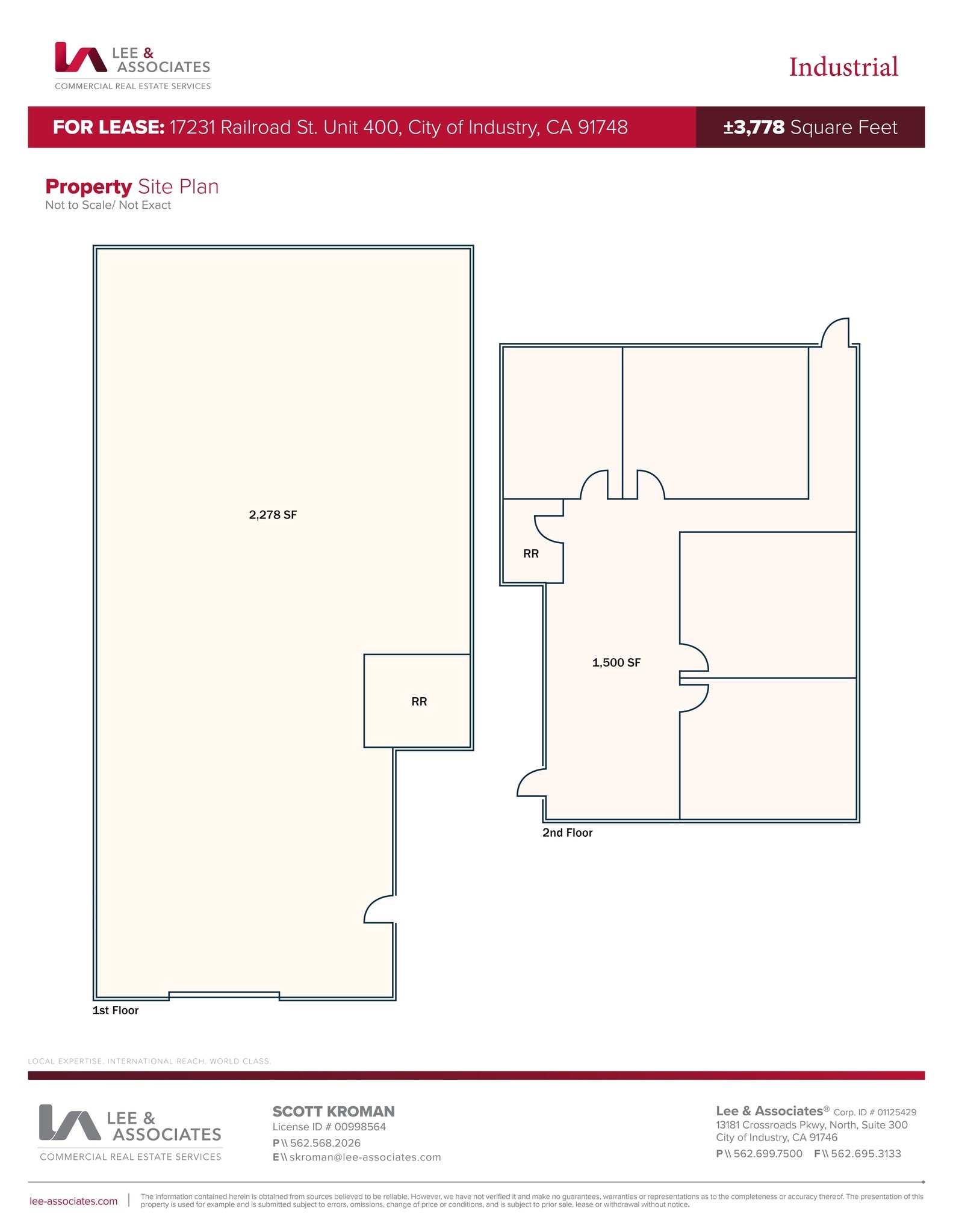 17231 Railroad St, City of Industry, CA for lease Site Plan- Image 1 of 1